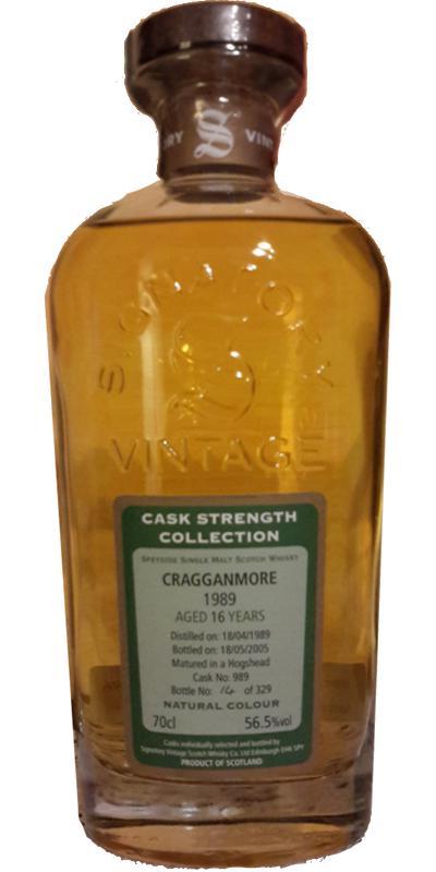 Cragganmore 1989 SV  Cask Strength Collection