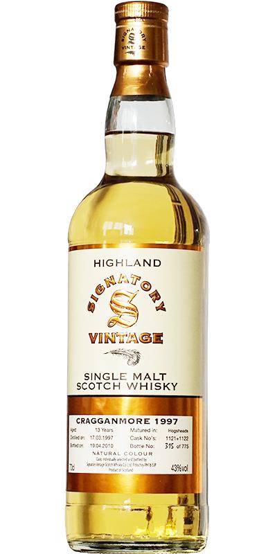 Cragganmore 1997 SV  Vintage Collection