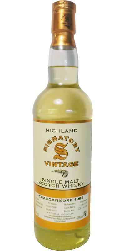 Cragganmore 1998 SV  Vintage Collection