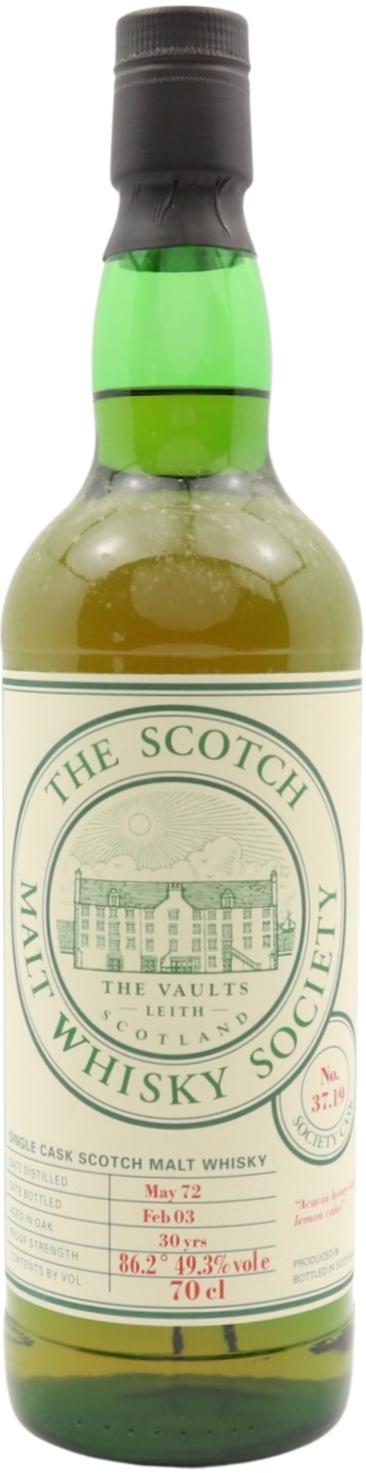 Cragganmore 1972 SMWS 37.19  Acacia honey and lemon cake