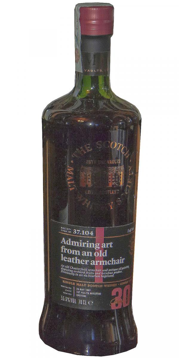 Cragganmore 1987 SMWS 37.104  Admiring art from an old leather armchair