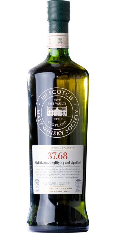 Cragganmore 1987 SMWS 37.68  Mellifluous, tinglifying and dignified