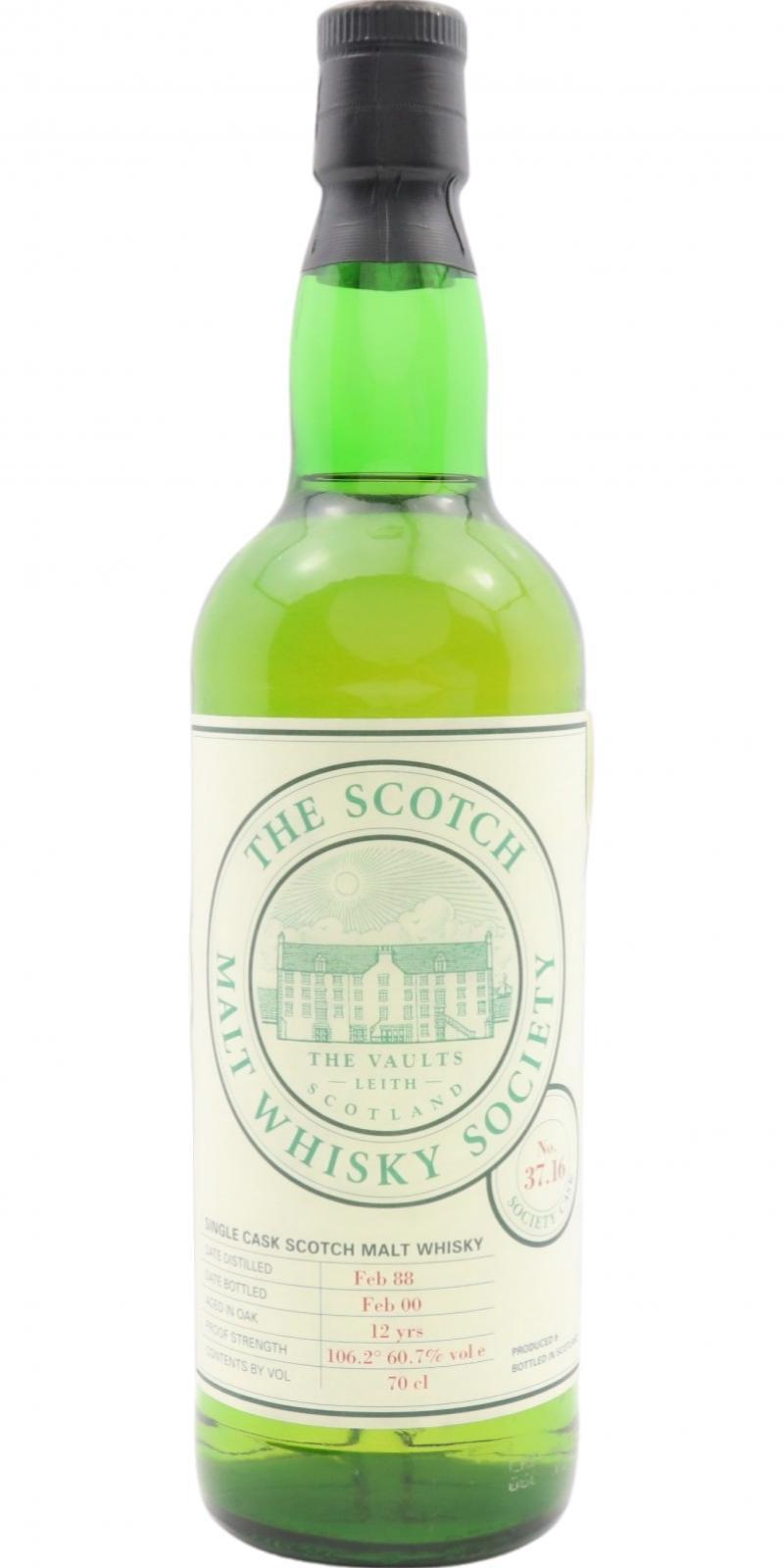 Cragganmore 1988 SMWS 37.16  Wet leather and pot-pouri