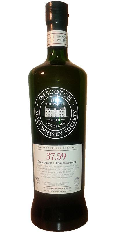 Cragganmore 1992 SMWS 37.59  Cupcakes in a Thai restaurant