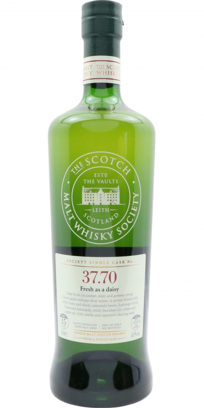 Cragganmore 2000 SMWS 37.70  Fresh as a daisy