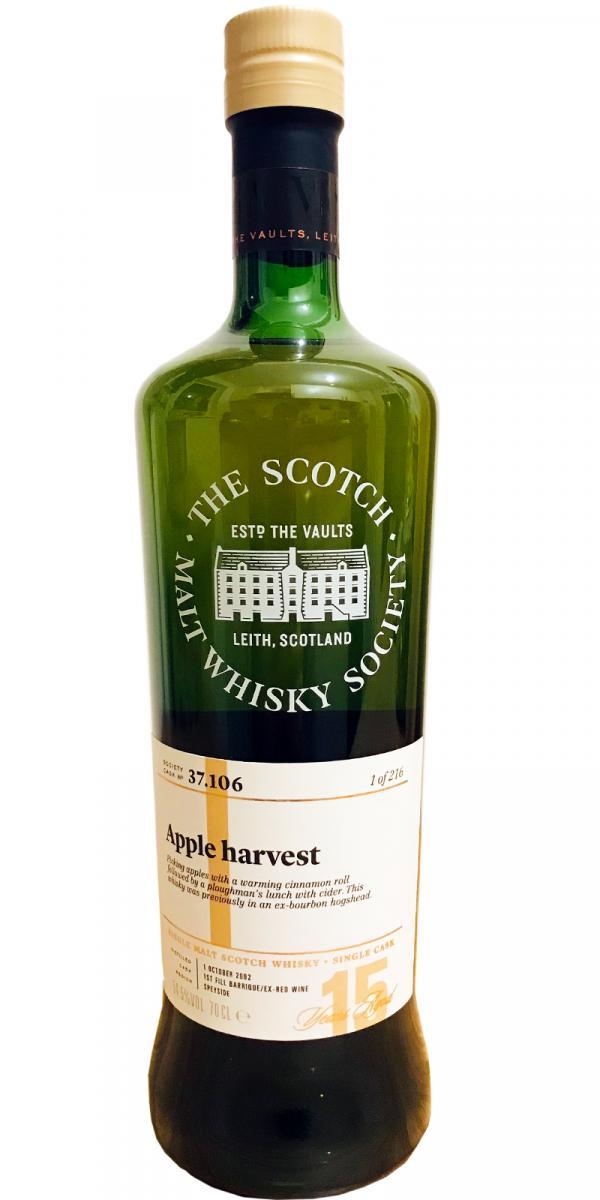 Cragganmore 2002 SMWS 37.106  Apple harvest