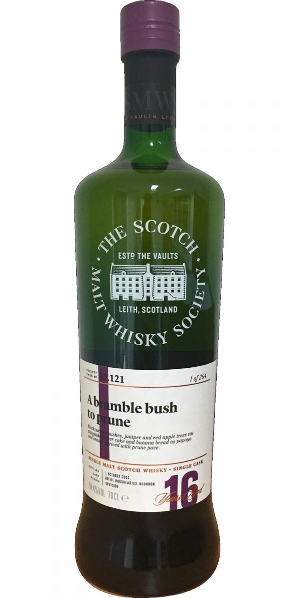 Cragganmore 2002 SMWS 37.121  A bramble bush to prune