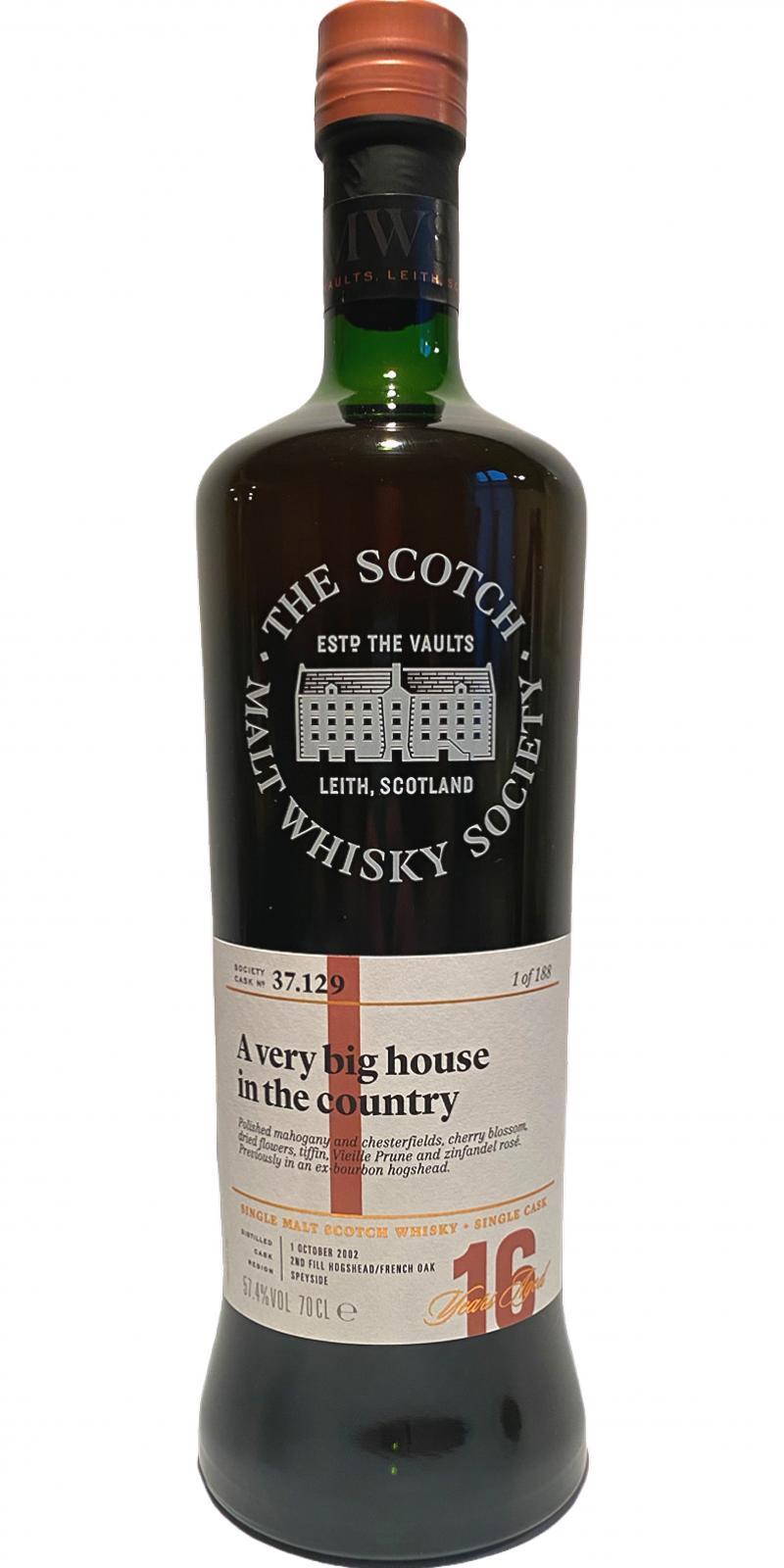 Cragganmore 2002 SMWS 37.129  A very big house in the country
