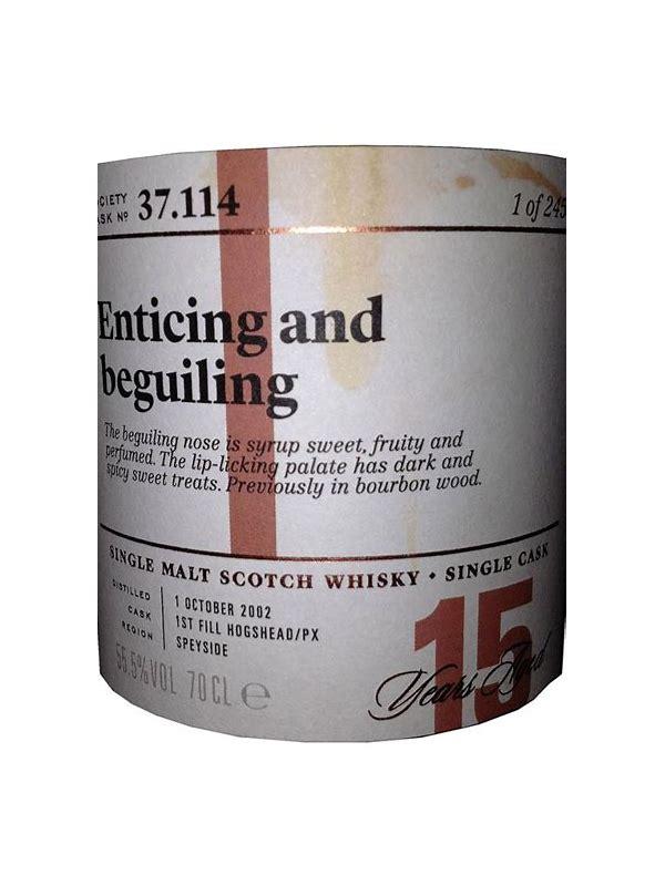 Cragganmore 2002 SMWS 37.84  Sophisticated but frolicsome