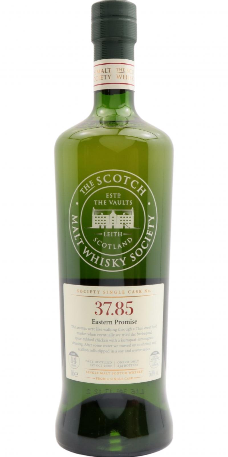 Cragganmore 2002 SMWS 37.85  Eastern Promise