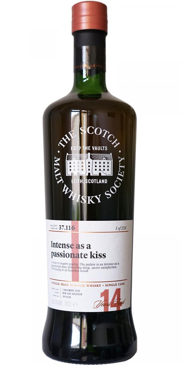 Cragganmore 2003 SMWS 37.116  Intense as a passionate kiss