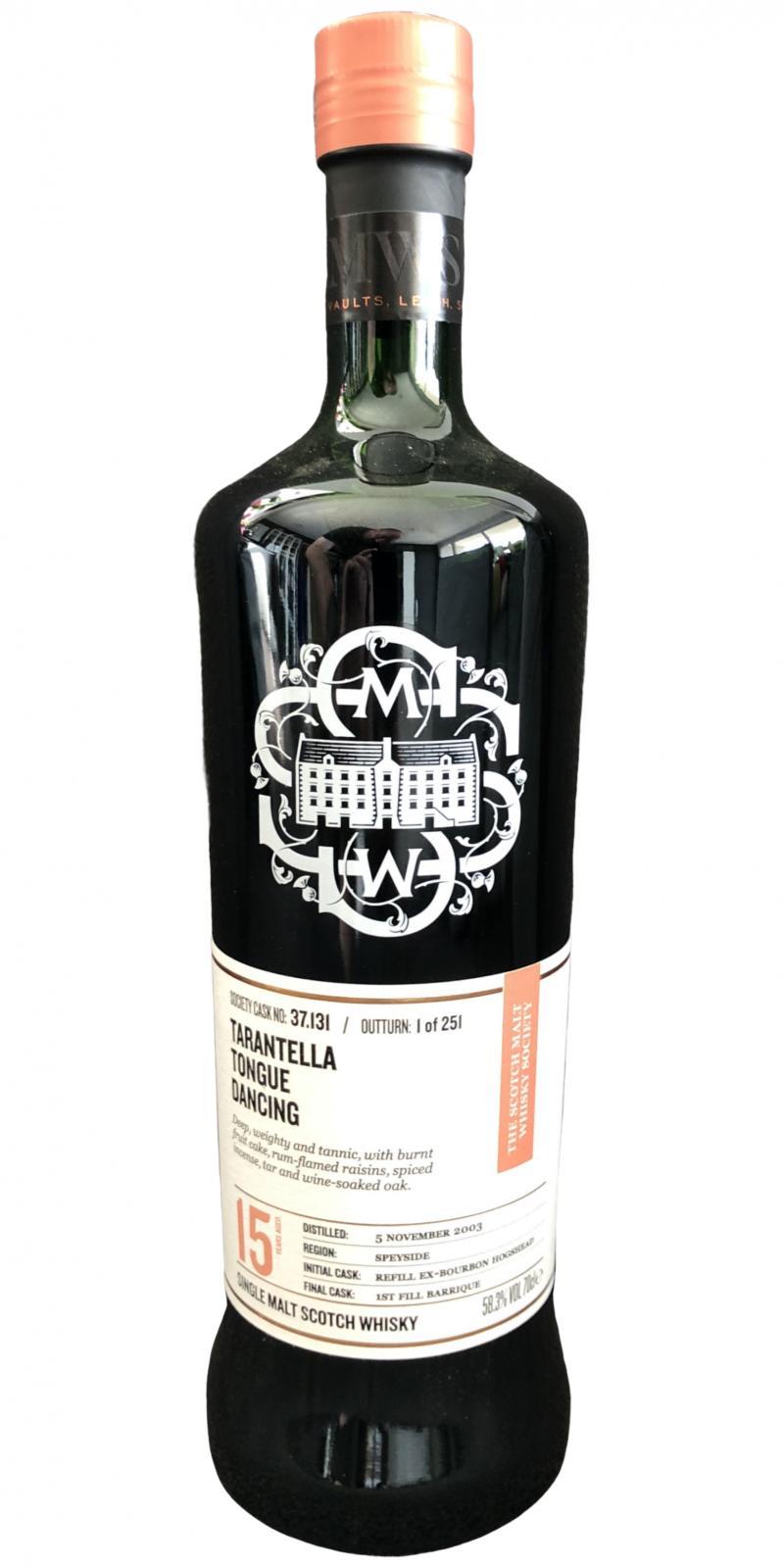 Cragganmore 2003 SMWS 37.131  Tarantella tongue dancing