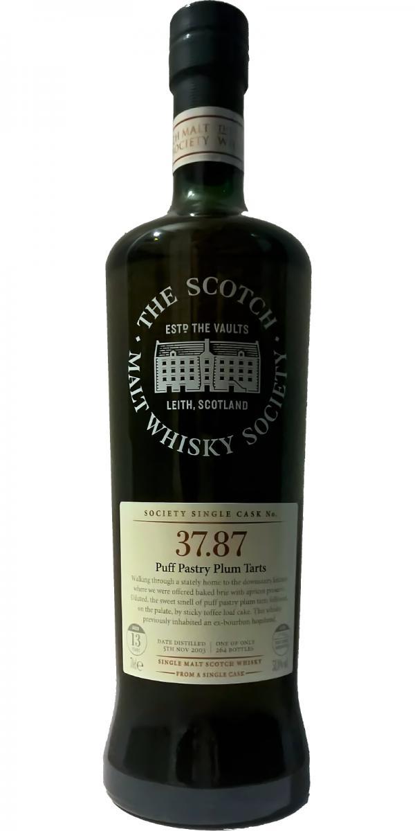 Cragganmore 2003 SMWS 37.87  Puff Pastry Plum Tarts