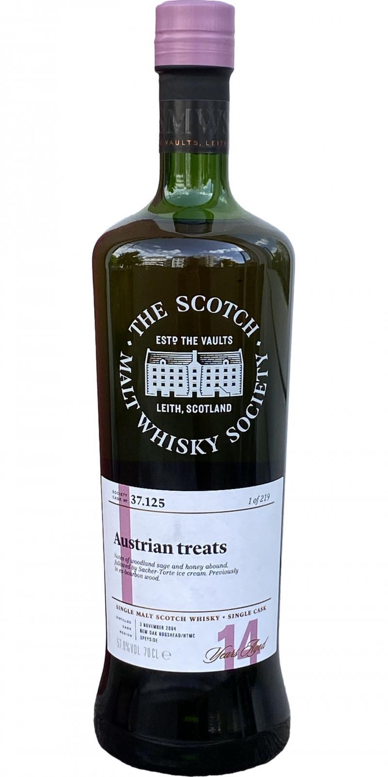Cragganmore 2004 SMWS 37.125  Austrian treats