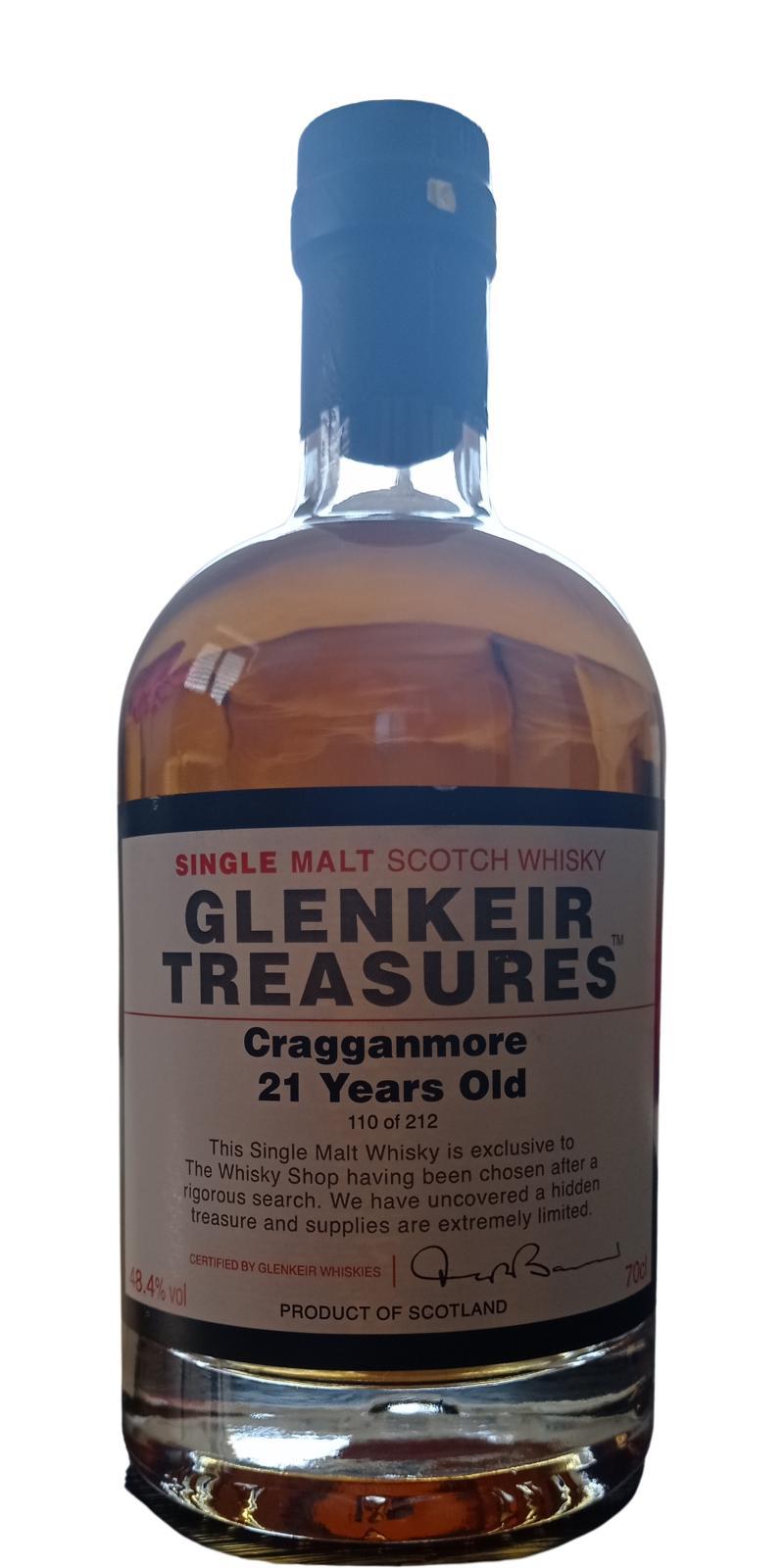 Cragganmore 21-year-old TWS  Glenkeir Treasures