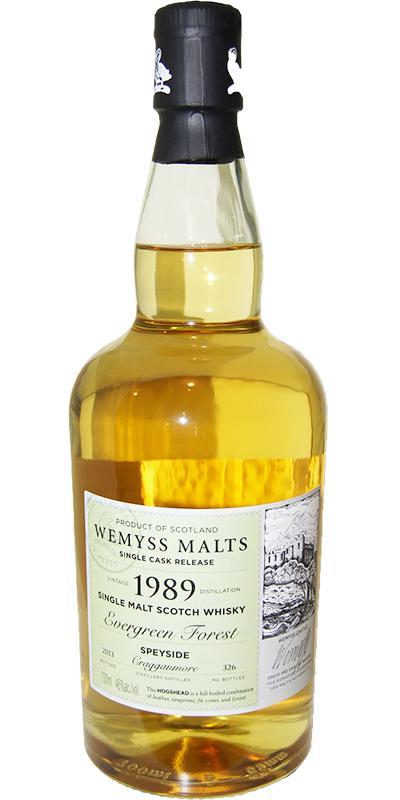 Cragganmore 1989 Wy  Evergreen Forest