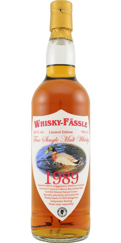 Cragganmore 1989 W-F  Limited Edition