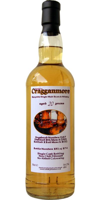 Cragganmore 1991 WhB