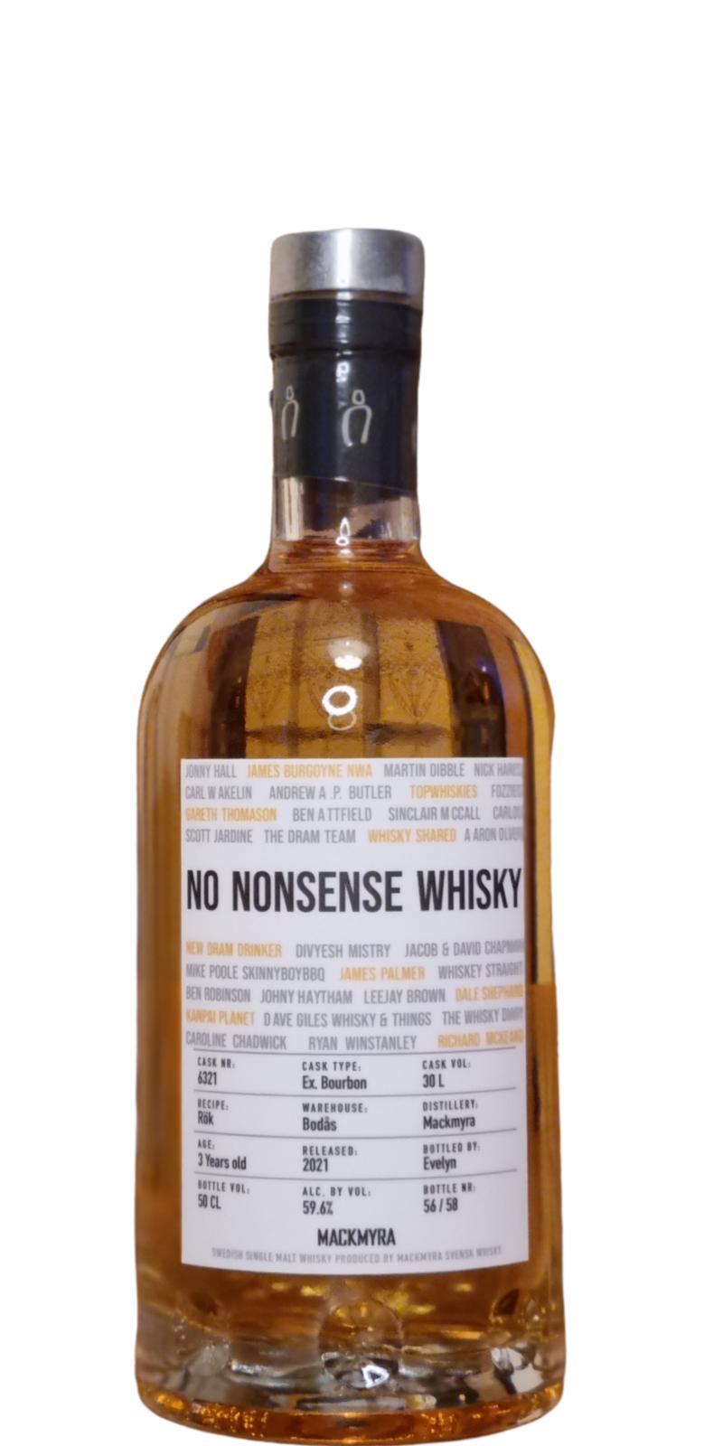 Mackmyra 03-year-old  No Nonsense Whisky