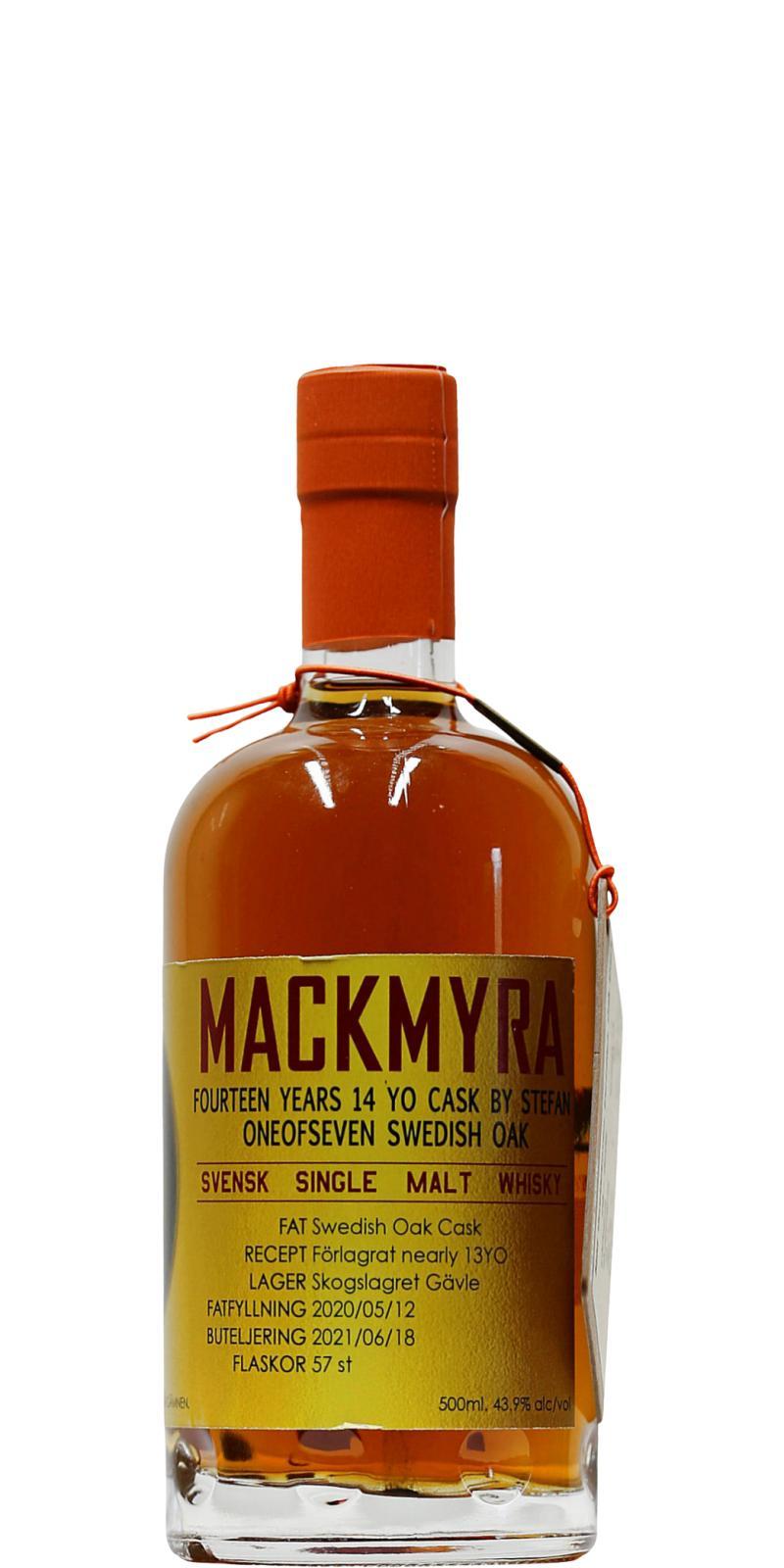 Mackmyra 14-year-old  Oneofseven Swedish oak