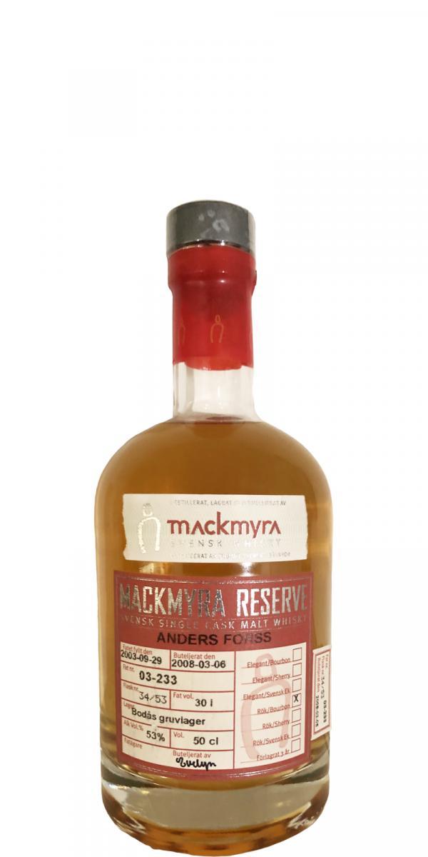 Mackmyra 2003  Reserve
