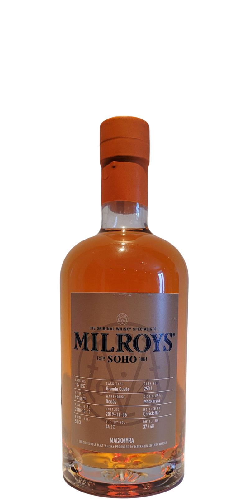 Mackmyra 2010  Milroys Exclusive