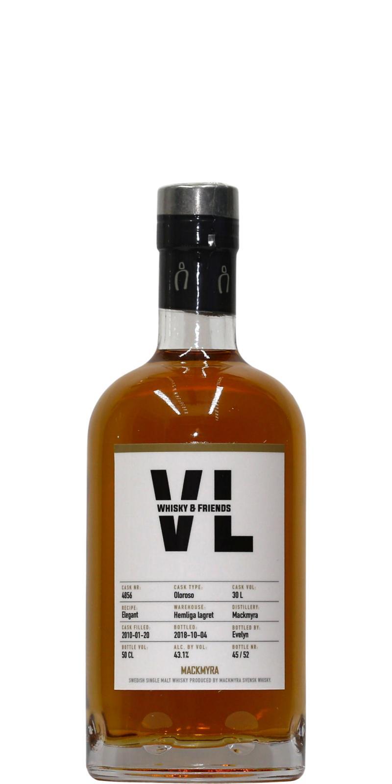 Mackmyra 2010  Whisky & Friends VL Private Cask No. 2