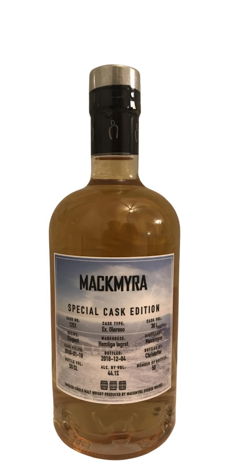 Mackmyra 2010  Special Cask Edition