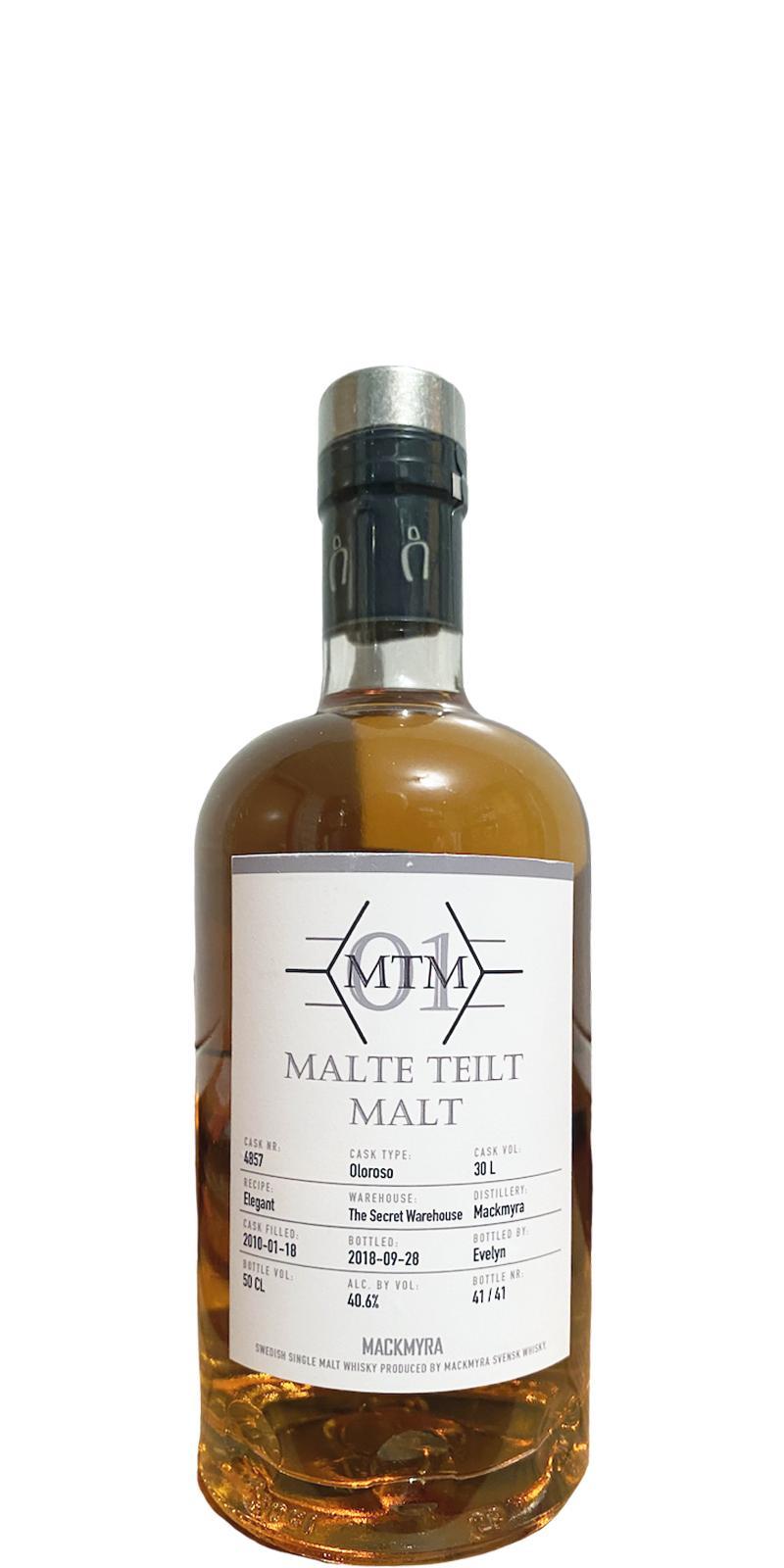 Mackmyra 2010  Malte Teilt Malt MTM01