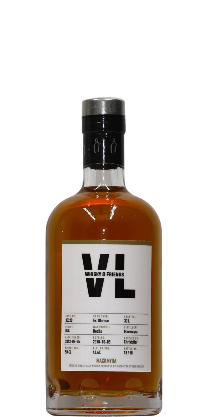Mackmyra 2013  Whisky & Friends VL Private Cask No. 1