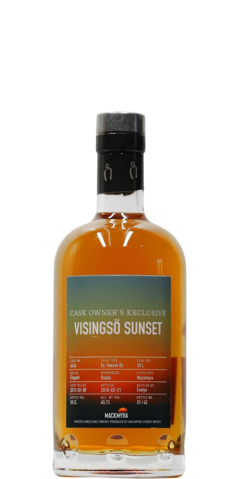 Mackmyra 2013  Cask Owner's Exlusive