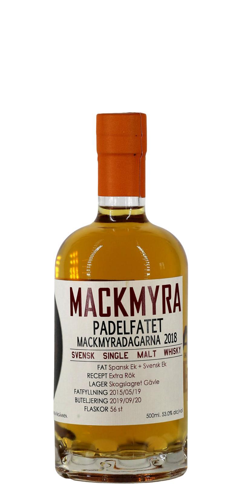 Mackmyra 2015  Padelfatet