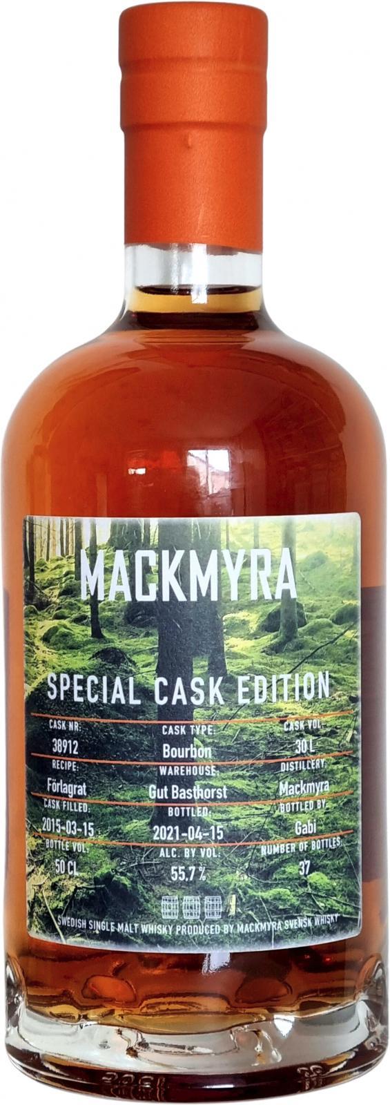 Mackmyra 2015  Special Cask Edition