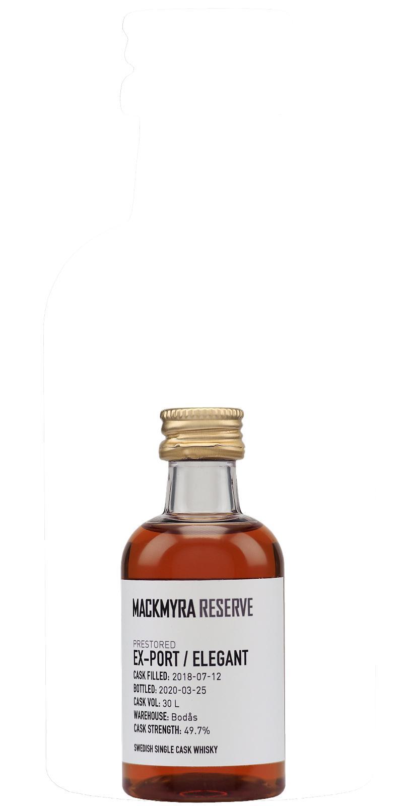 Mackmyra 2018 - ex-Port  Reserve Collection Set