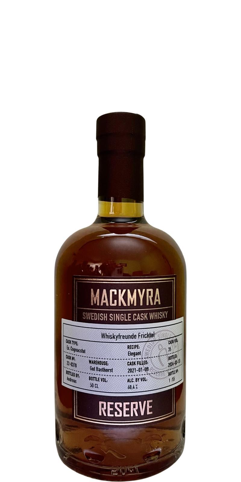 Mackmyra 2021  Reserve - Privat Cask Elegant