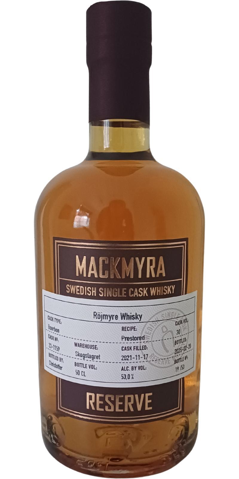 Mackmyra 2021  Röjmyre Whisky - Reserve