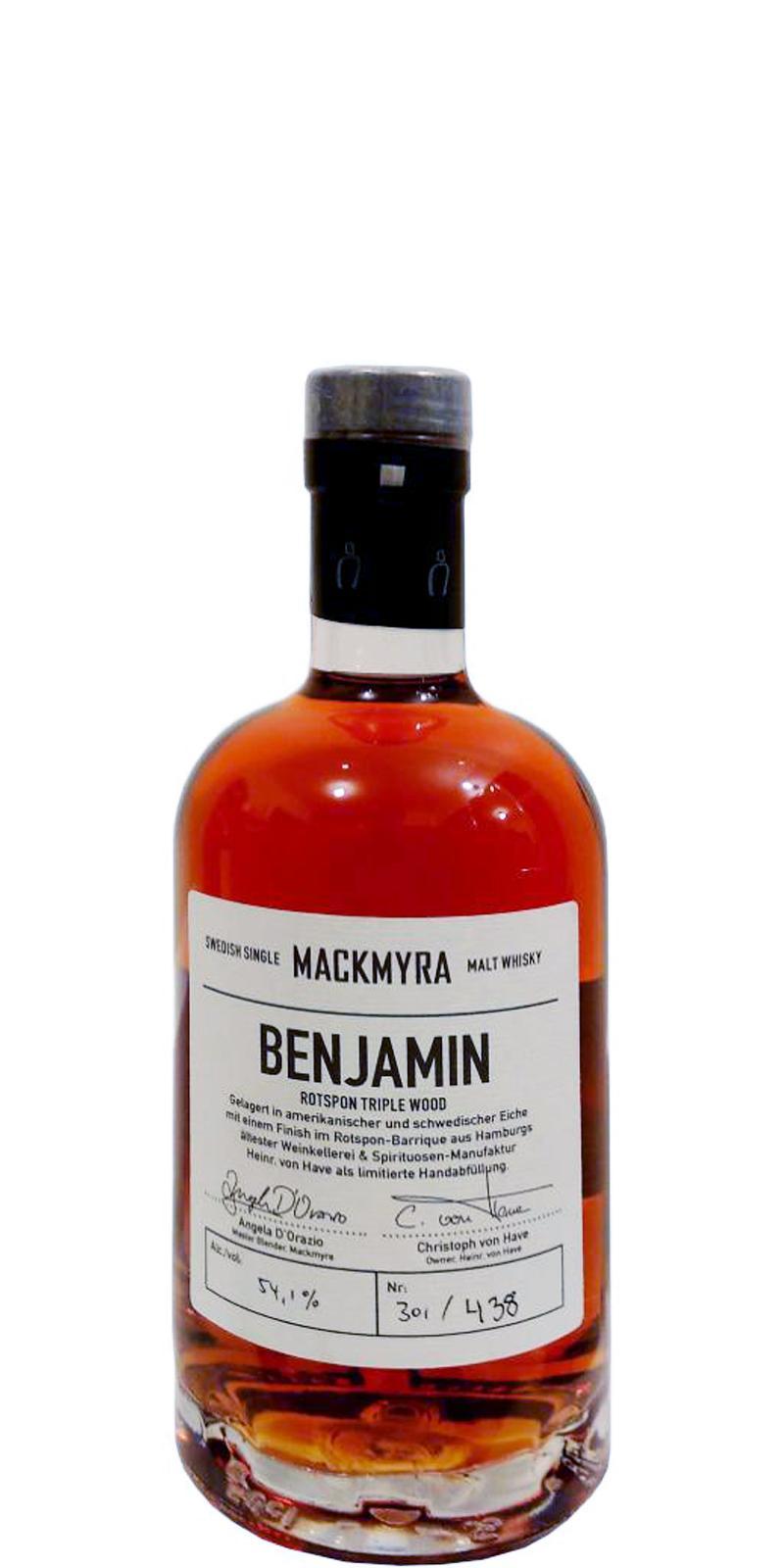 Mackmyra Benjamin