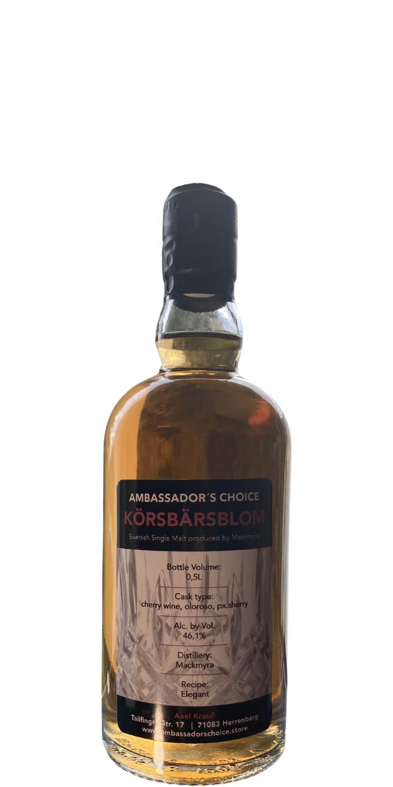 Mackmyra Körsbärsblom  Ambassador´s Choice
