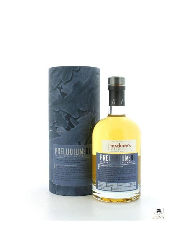 Mackmyra Preludium: 01  The First Few Drops