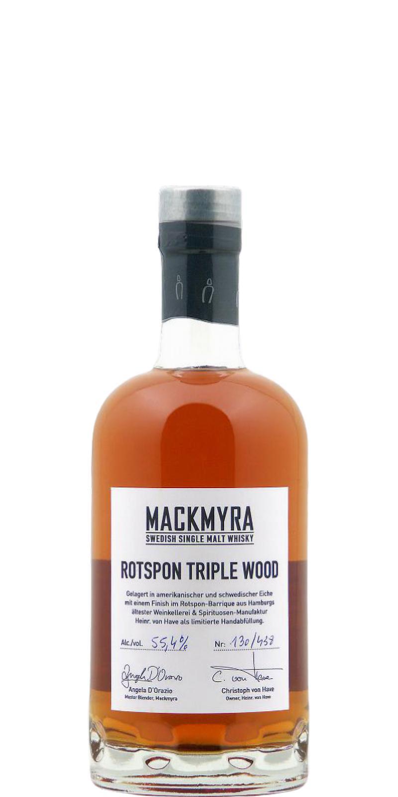 Mackmyra Rotspon Triple Wood