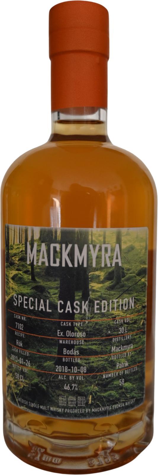 Mackmyra Special Cask Edition
