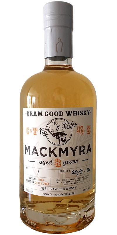 Mackmyra 2008 C&T  Dram Good Whisky No.3