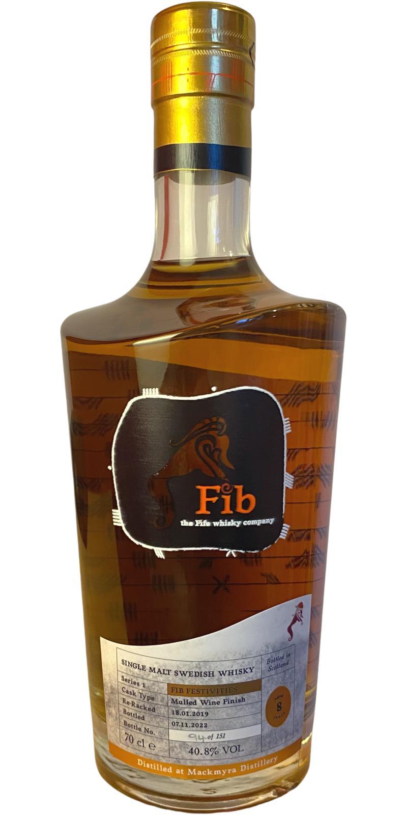 Mackmyra 08-year-old FibW  Fib Festivities Series 1 - Mulled Wine
