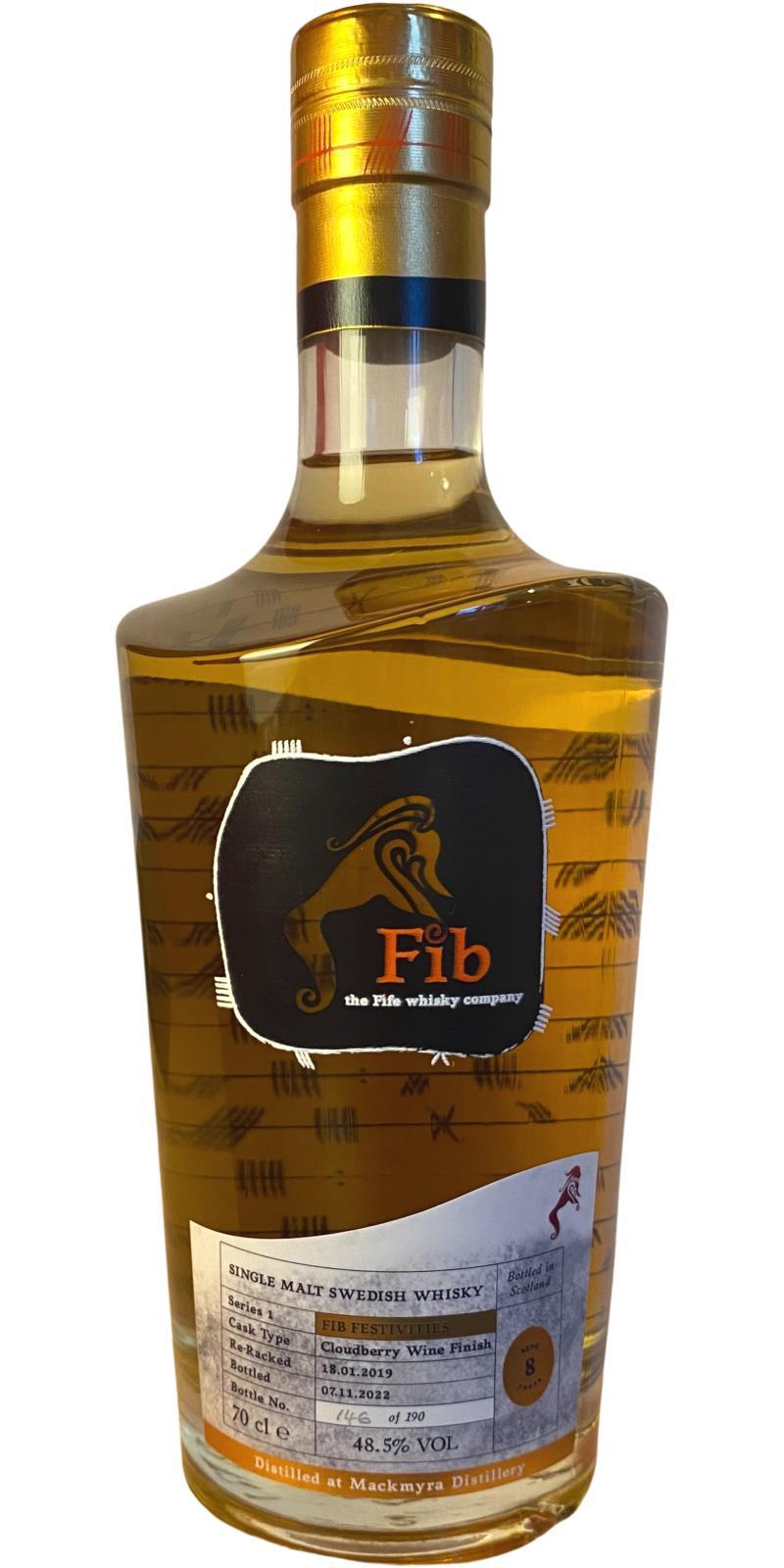 Mackmyra 08-year-old FibW  Fib Festivities Series 1 - Cloudberry Wine