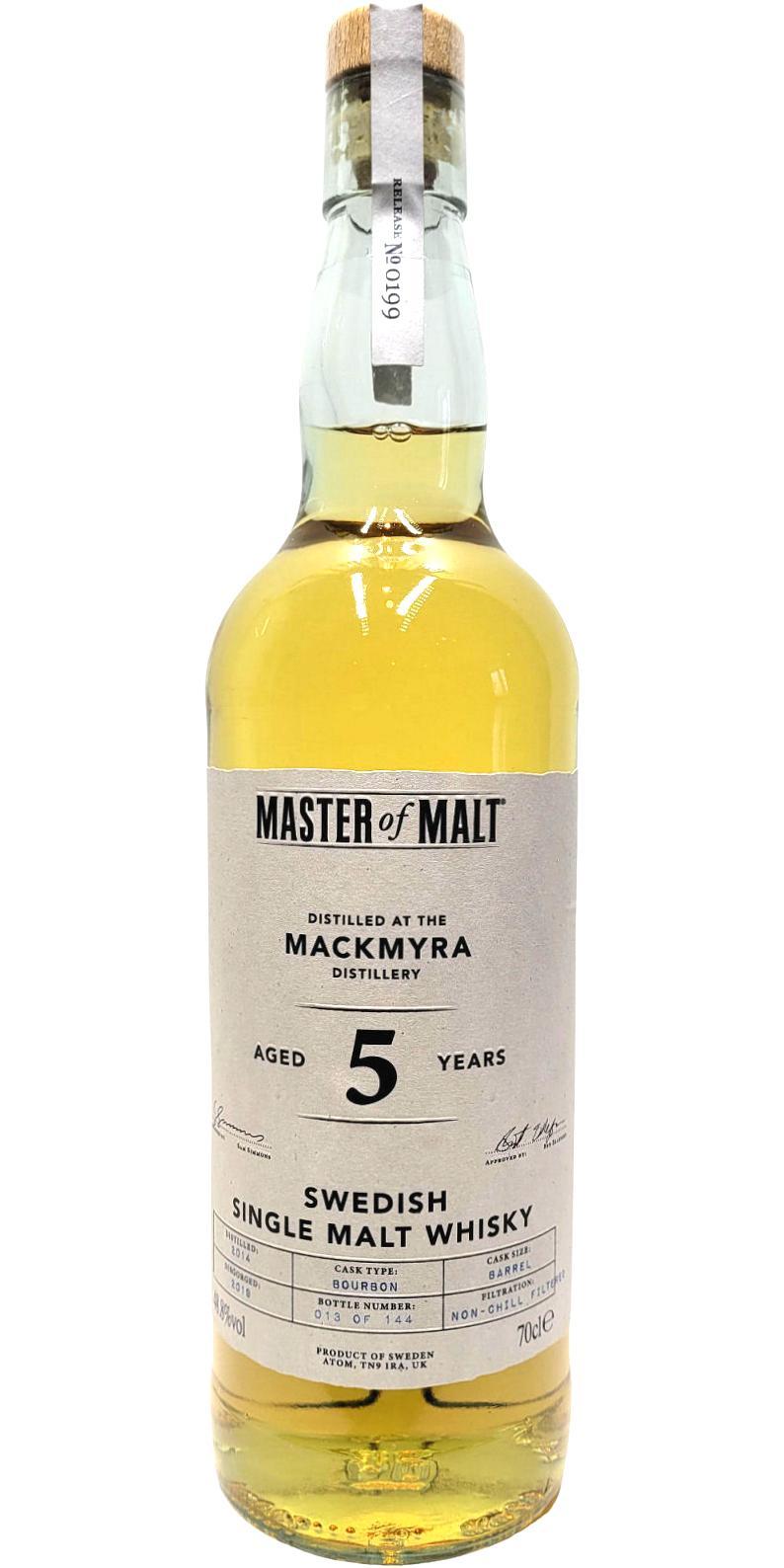 Mackmyra 2014 MoM  Single Cask