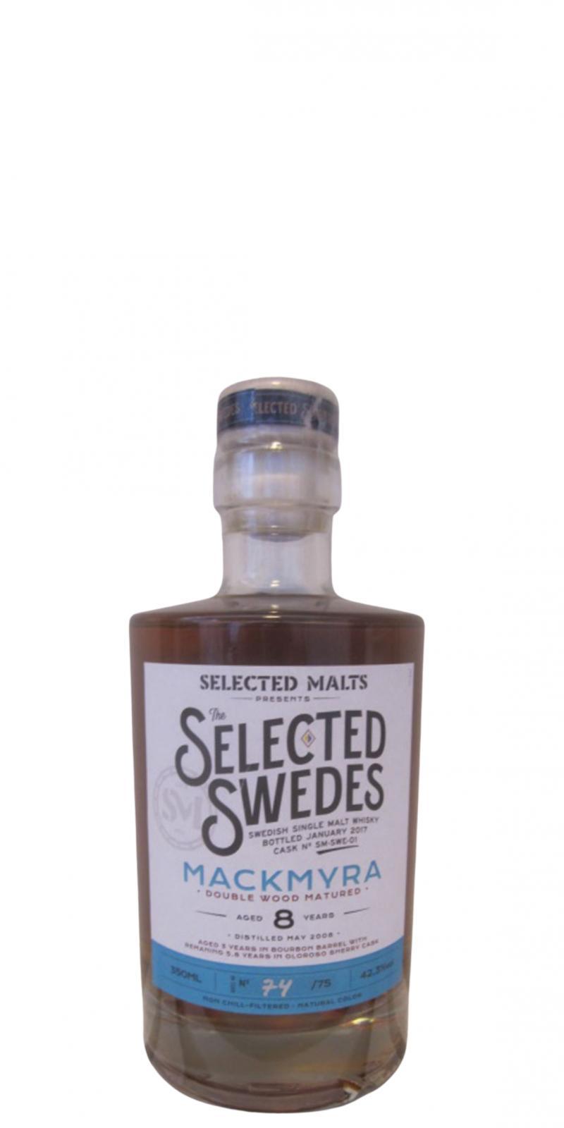 Mackmyra 08-year-old SM  Selected Swedes