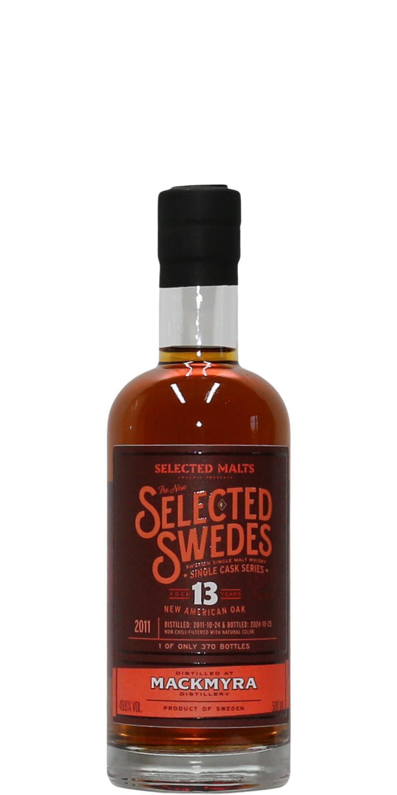 Mackmyra 13-year-old SM  Selected Swedes