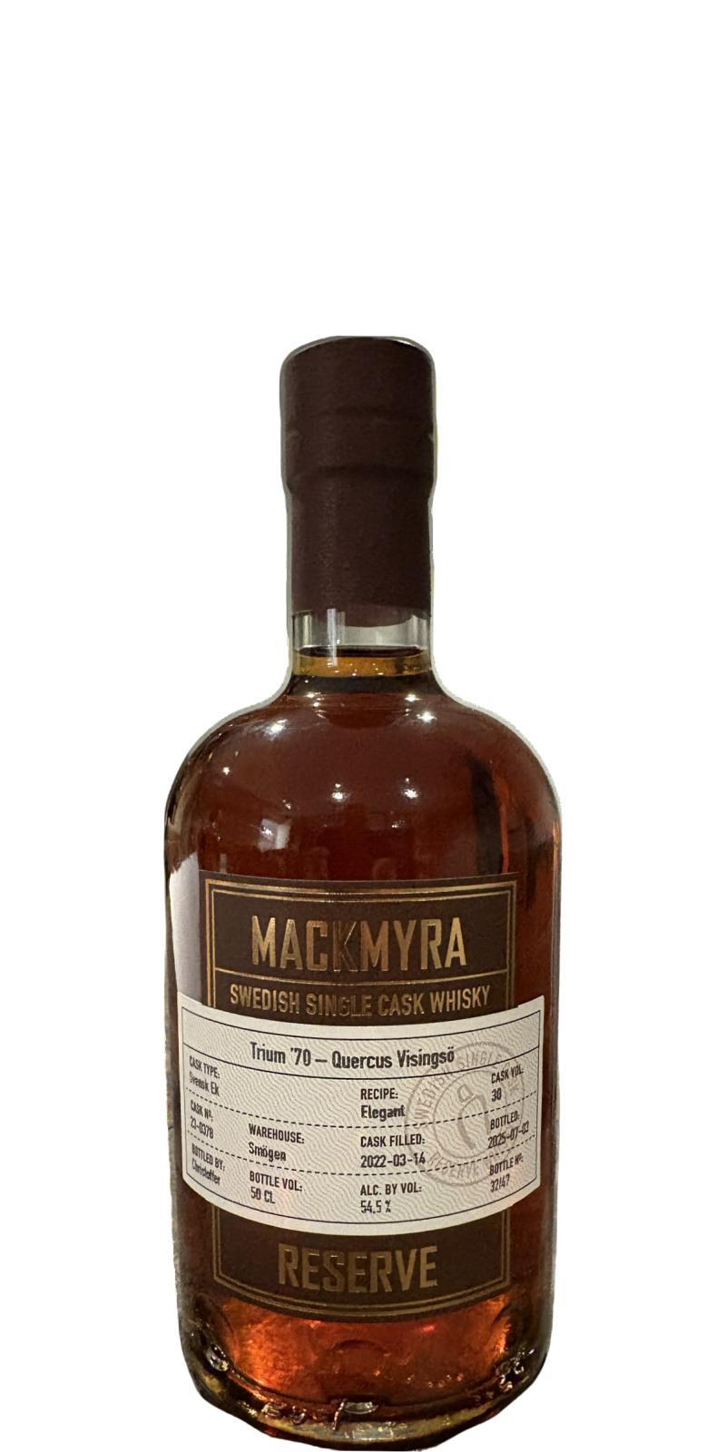 Mackmyra 2022 SWF  Quercus Visingsö