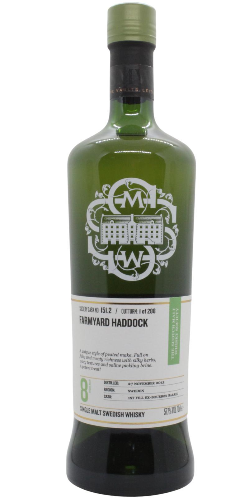 Mackmyra 2013 SMWS 151.2  Farmyard haddock