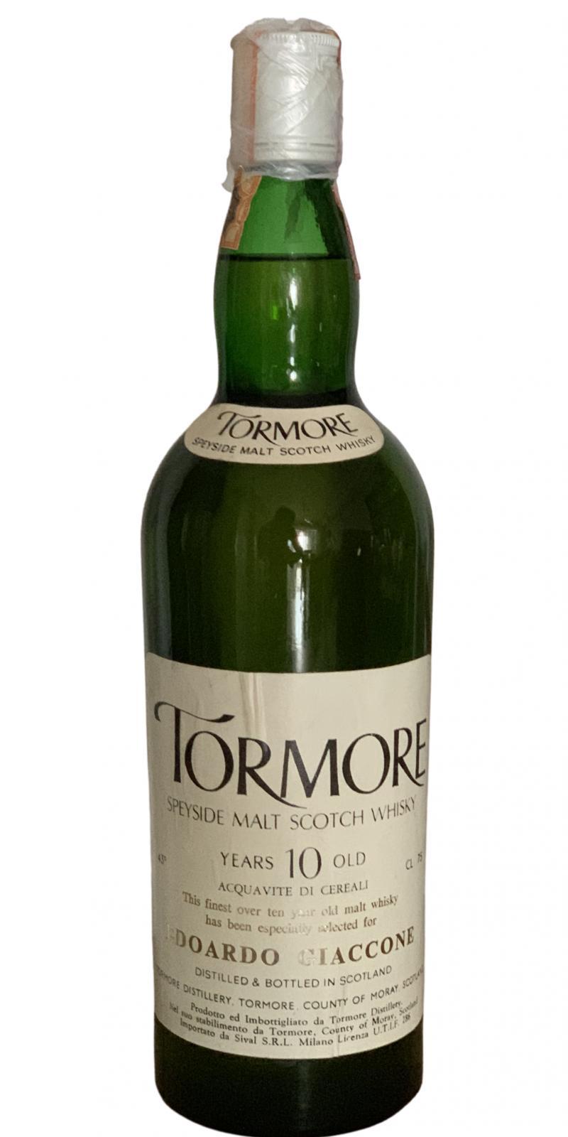 Tormore 10-year-old  Speyside Malt
